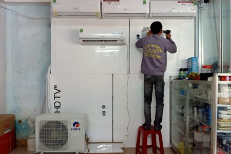 Lắp ráp di dời máy lạnh Lắp ráp di dời máy lạnh